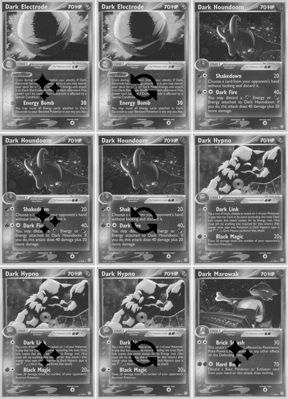 EX: Team Rocket Returns Printable Master and Complete Set Binder Placeholders + Checklist (Digital Download)