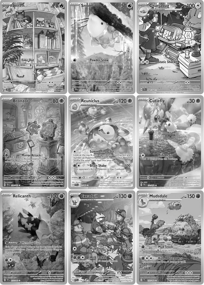 Scarlet & Violet: Temporal Forces Printable Master and Complete Set Binder Placeholders + Checklist (Digital Download)