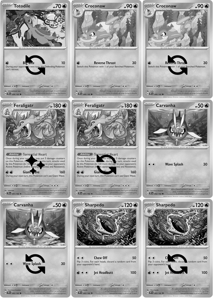 Scarlet & Violet: Temporal Forces Printable Master and Complete Set Binder Placeholders + Checklist (Digital Download)