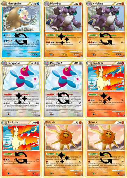 HeartGold & SoulSilver: Triumphant Legendary Treasures Printable Master and Complete Set Binder Placeholders + Checklist (Digital Download)