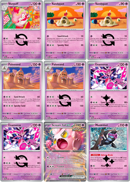 Scarlet & Violet: Twilight Masquerade Printable Master and Complete Set Binder Placeholders + Checklist (Digital Download)