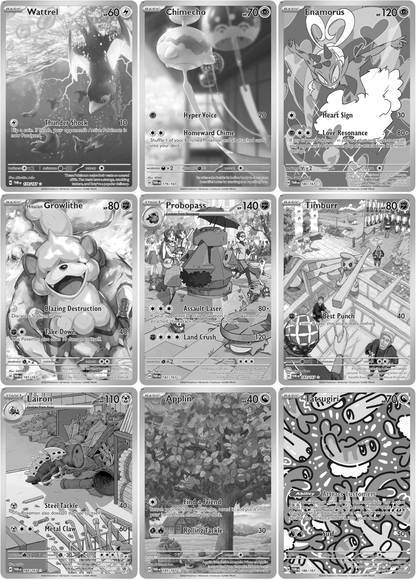 Scarlet & Violet: Twilight Masquerade Printable Master and Complete Set Binder Placeholders + Checklist (Digital Download)