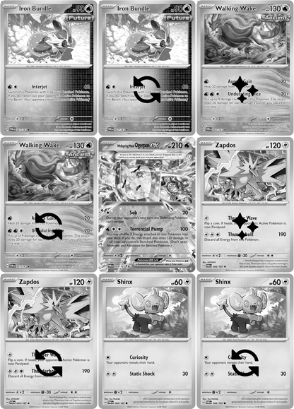 Scarlet & Violet: Twilight Masquerade Printable Master and Complete Set Binder Placeholders + Checklist (Digital Download)