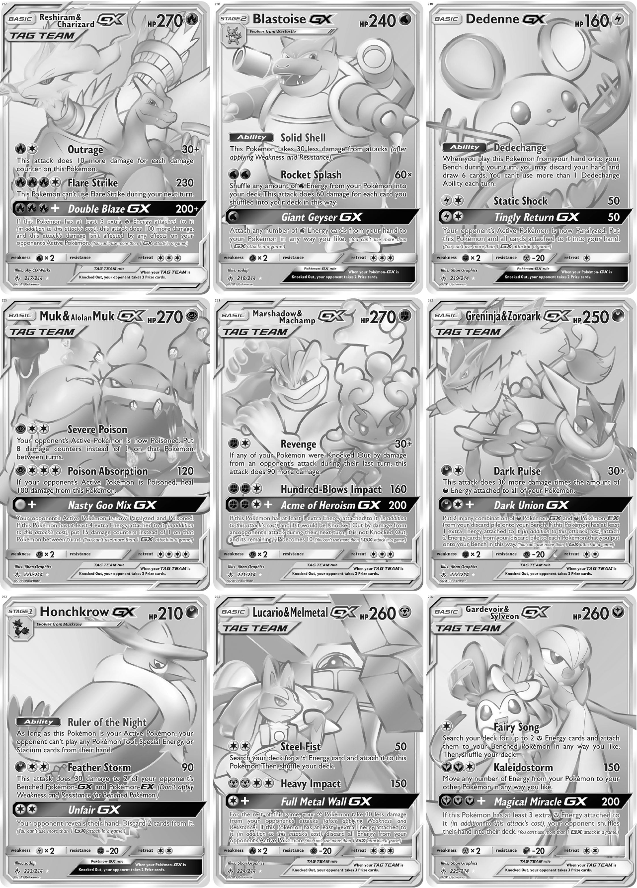 Sun & Moon: Unbroken Bonds Printable Master and Complete Set Binder Placeholders + Checklist (Digital Download)