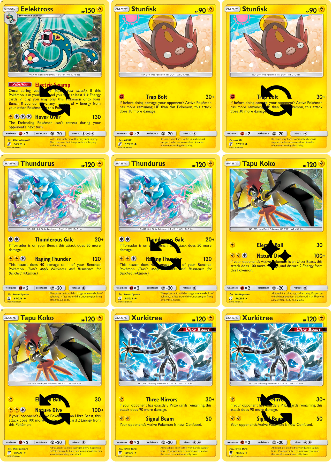 Sun & Moon: Unified Minds Printable Master and Complete Set Binder Placeholders + Checklist (Digital Download)