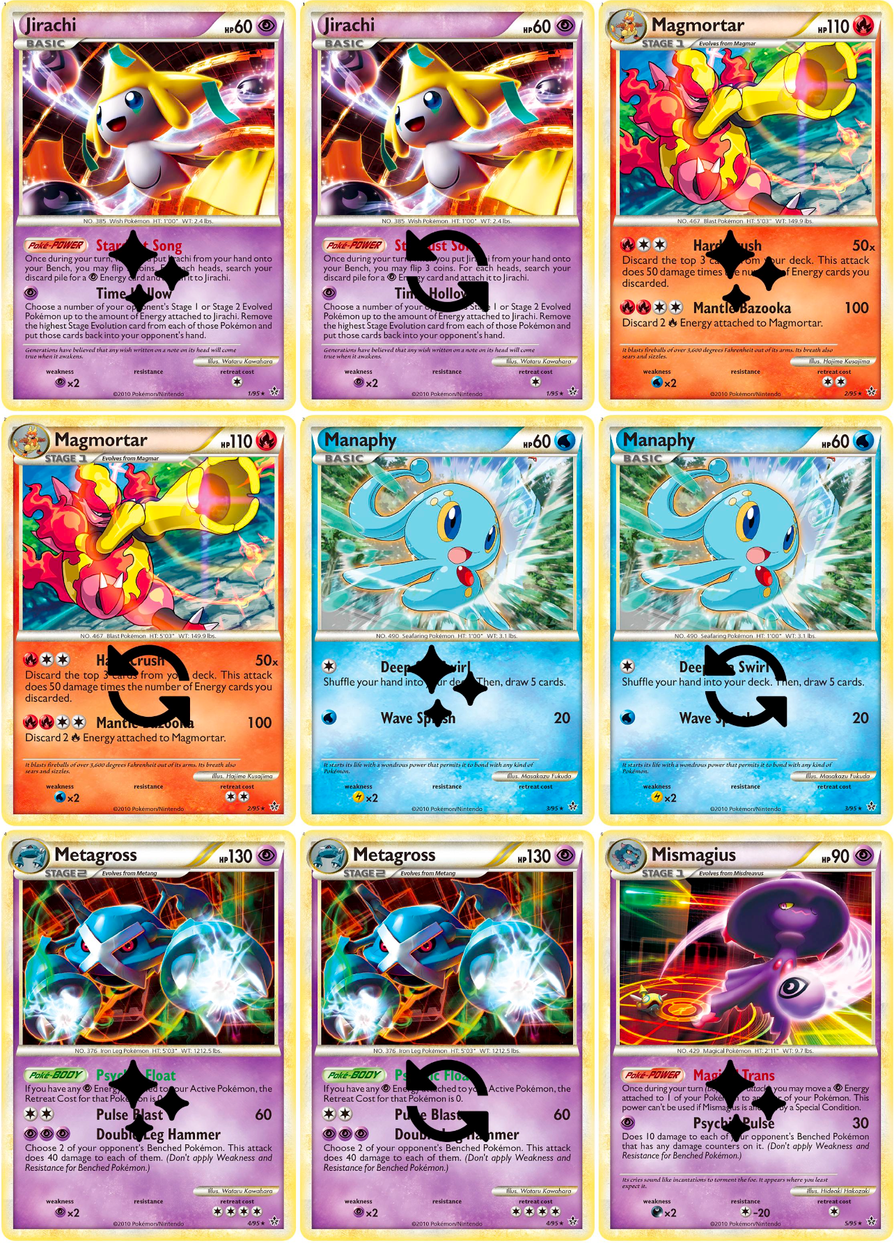 HeartGold & SoulSilver: Unleashed Legendary Treasures Printable Master and Complete Set Binder Placeholders + Checklist (Digital Download)