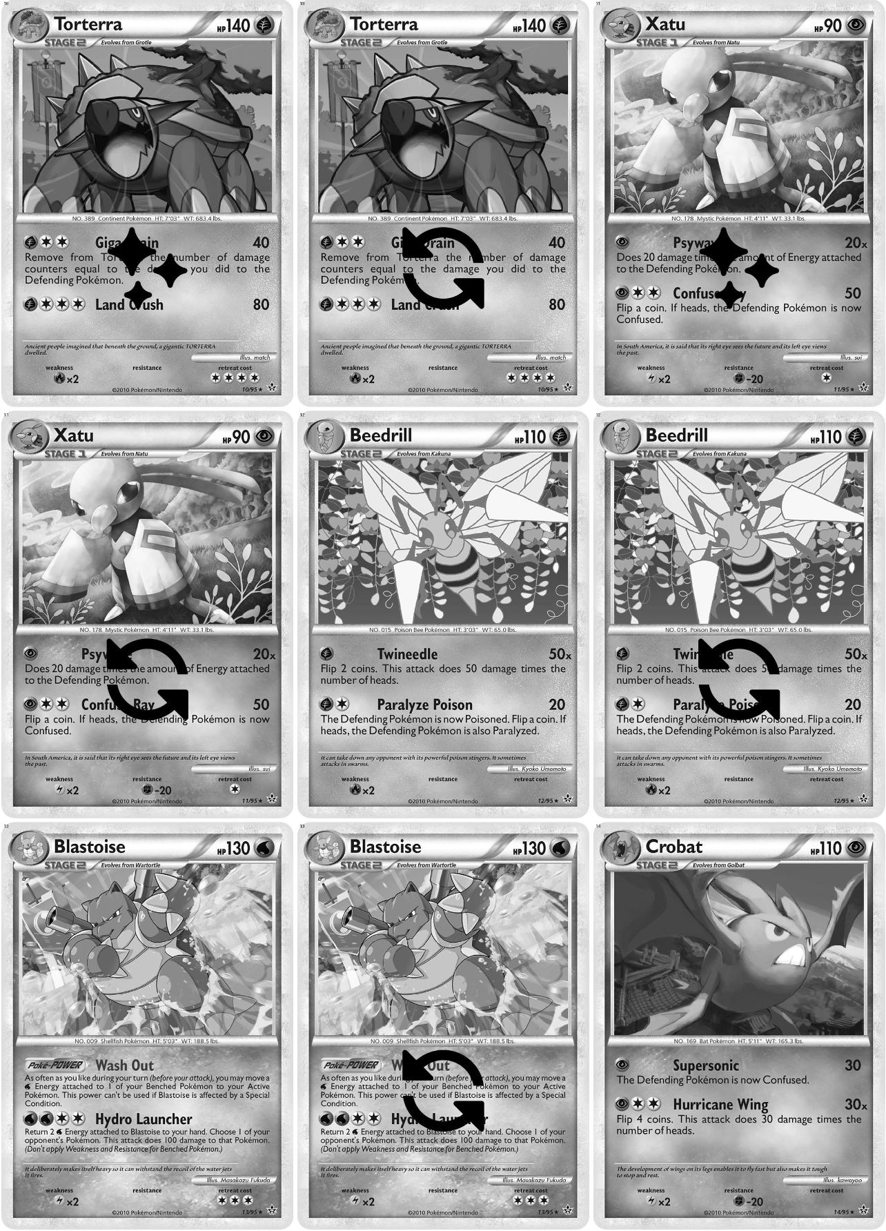 HeartGold & SoulSilver: Unleashed Legendary Treasures Printable Master and Complete Set Binder Placeholders + Checklist (Digital Download)