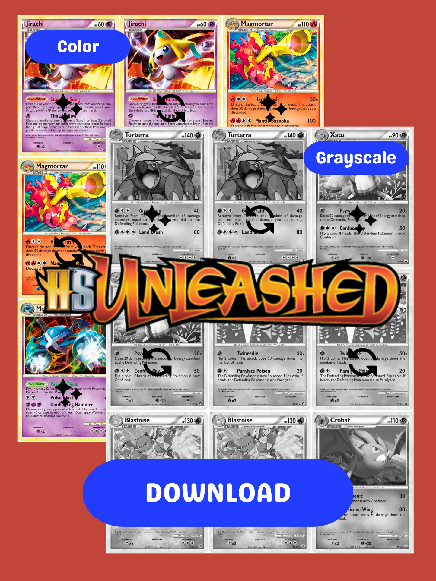 HeartGold & SoulSilver Sets Ultimate Edition: All HGSS Master and Complete Sets Binder Placeholders + Checklist (Digital Download)