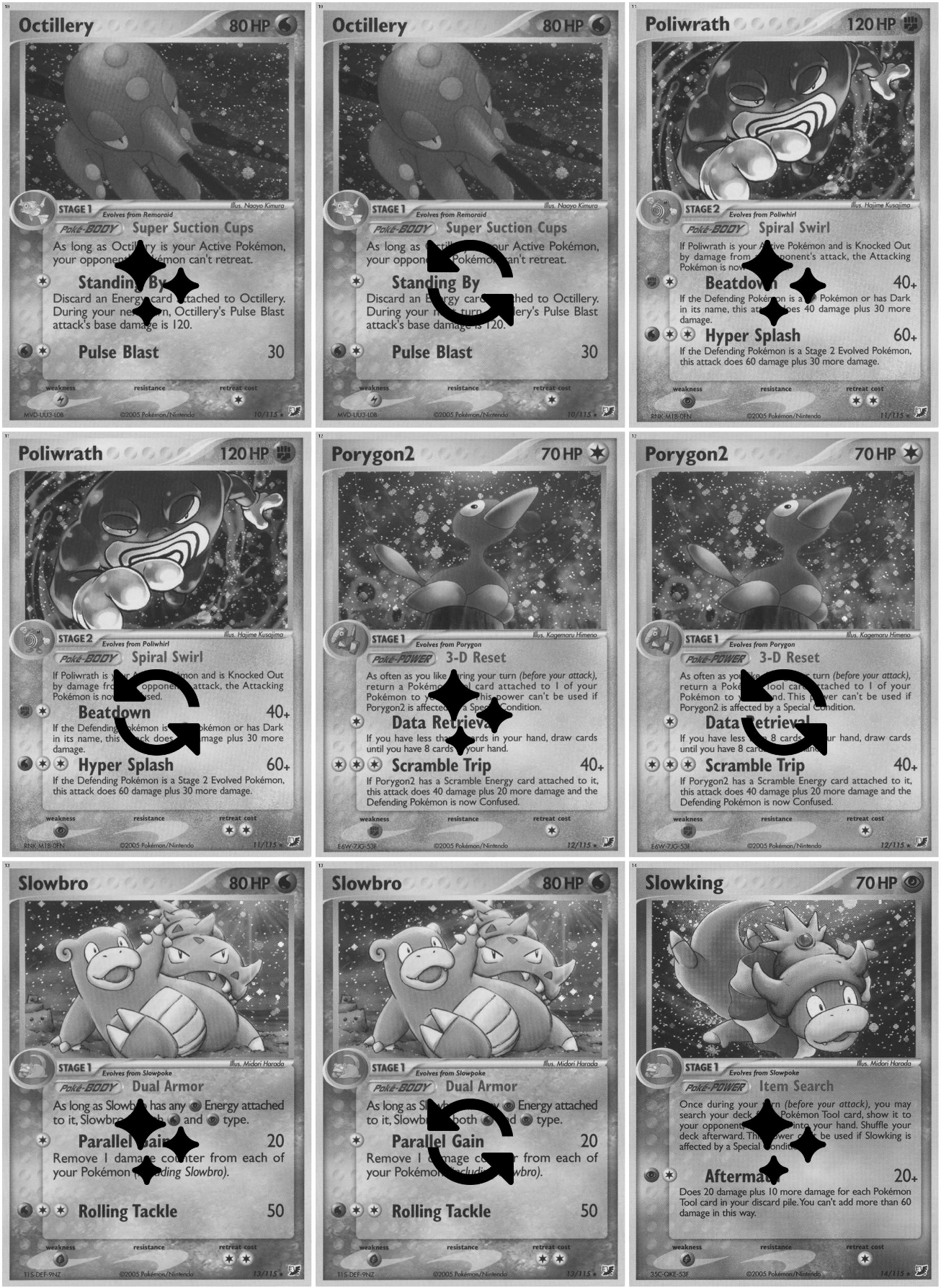 EX: Unseen Forces Printable Master and Complete Set Binder Placeholders + Checklist (Digital Download)