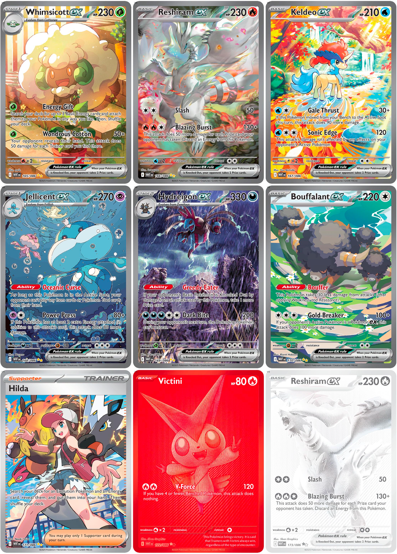 Scarlet & Violet: White Flare Printable Master and Complete Set Binder Placeholders + Checklist (Digital Download)