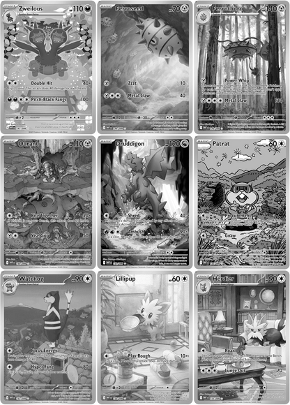 Scarlet & Violet: White Flare Printable Master and Complete Set Binder Placeholders + Checklist (Digital Download)