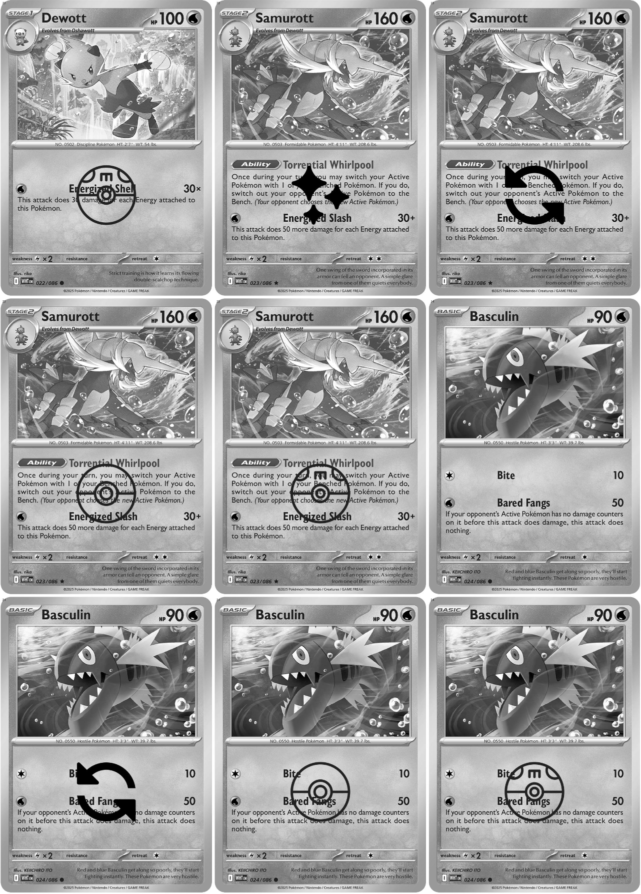 Scarlet & Violet: White Flare Printable Master and Complete Set Binder Placeholders + Checklist (Digital Download)