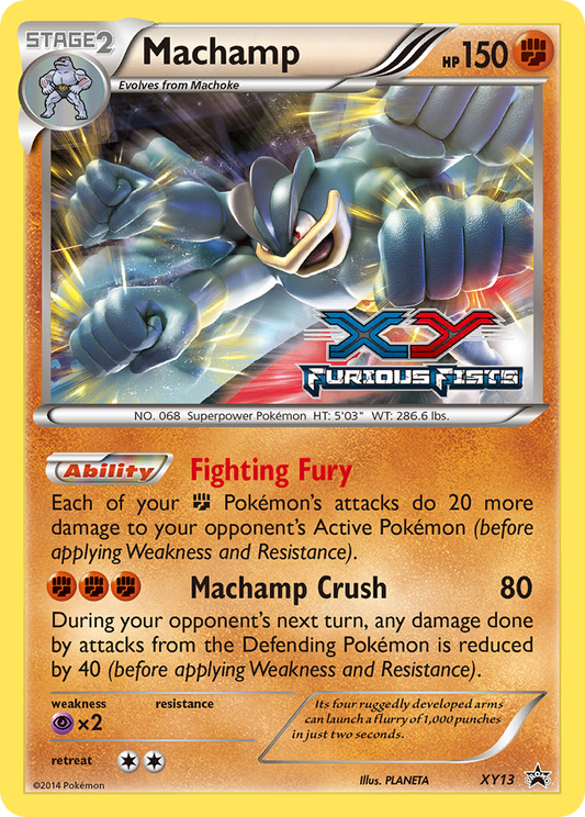 Machamp Pokémon Card XY13/211 from XY Black Star Promos