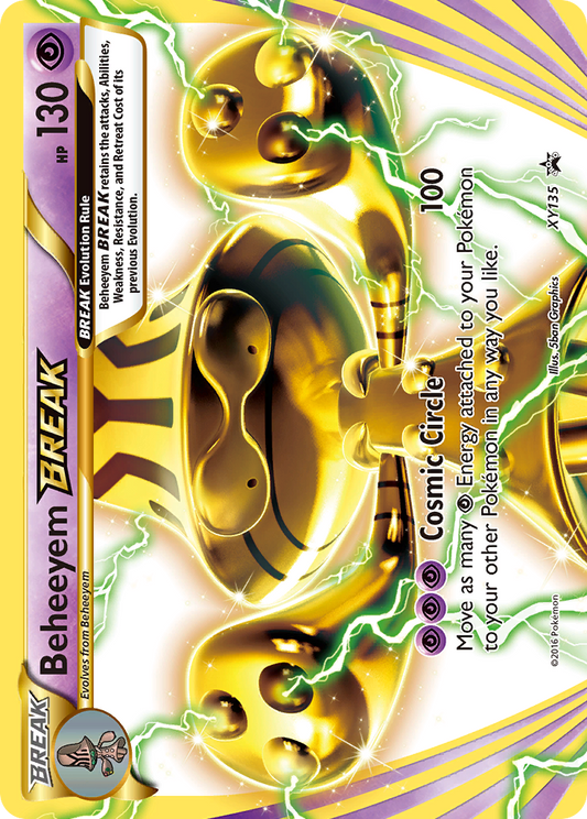 Beheeyem BREAK Pokémon Card XY135/211 from XY Black Star Promos