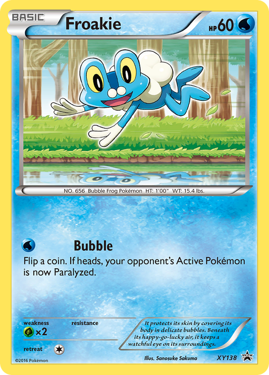 Froakie Pokémon Card XY138/211 from XY Black Star Promos