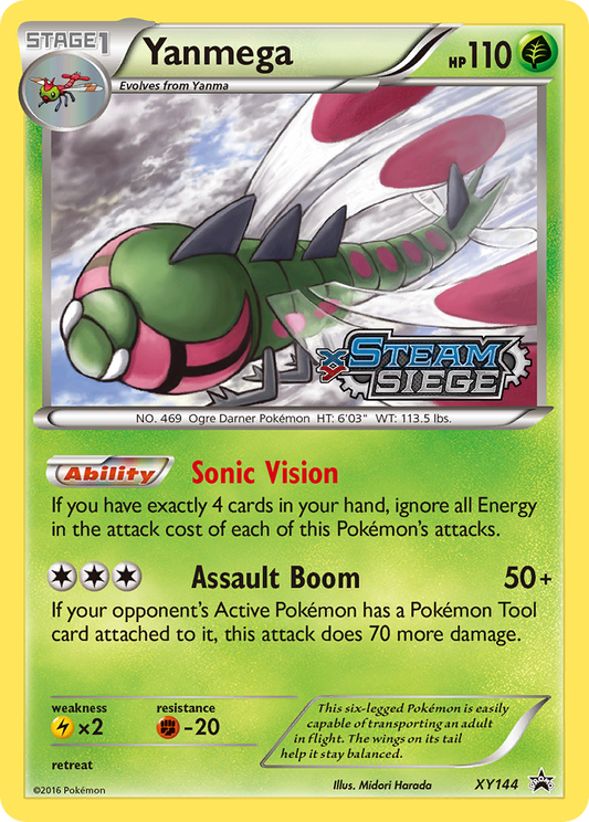 Yanmega Pokémon Card XY144/211 from XY Black Star Promos