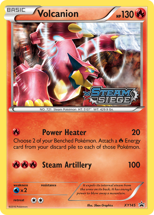 Volcanion Pokémon Card XY145/211 from XY Black Star Promos