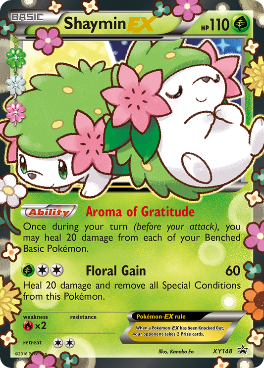 Shaymin-EX Pokémon Card XY148/211 from XY Black Star Promos
