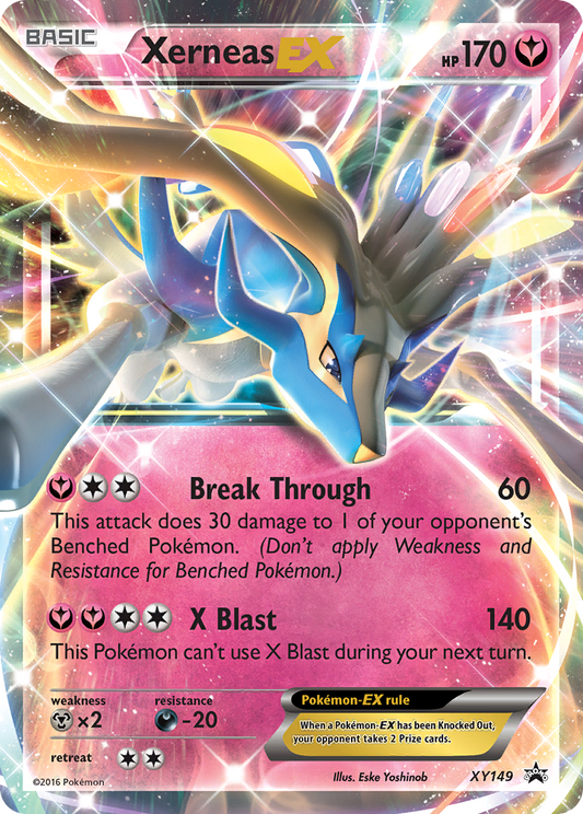 Xerneas-EX Pokémon Card XY149/211 from XY Black Star Promos