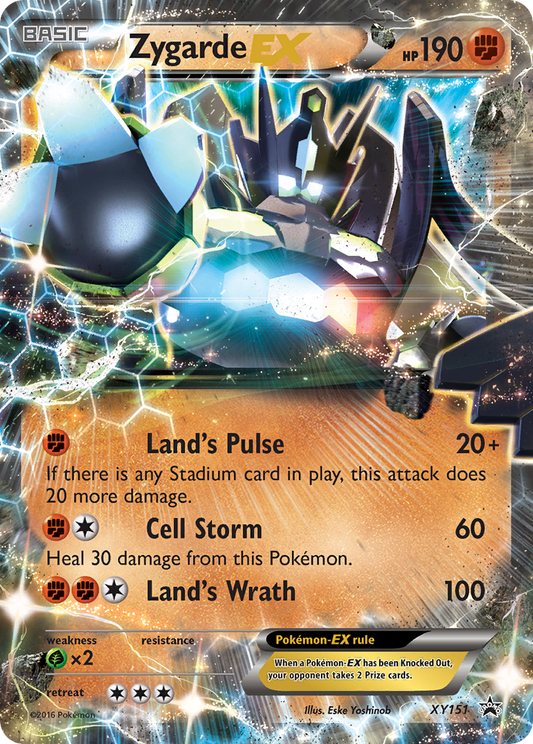 Zygarde-EX Pokémon Card XY151/211 from XY Black Star Promos
