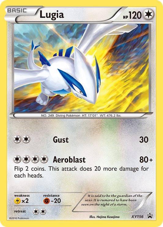 Lugia Pokémon Card XY156/211 from XY Black Star Promos