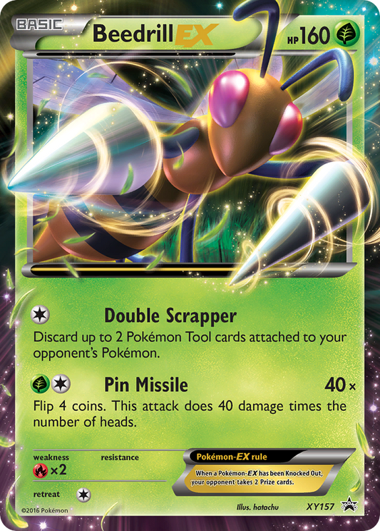 Beedrill-EX Pokémon Card XY157/211 from XY Black Star Promos