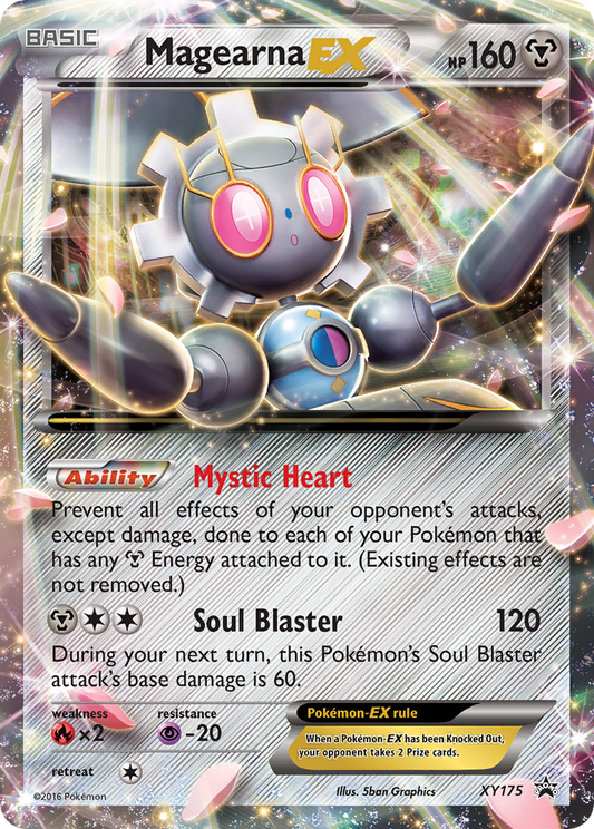 Magearna-EX Pokémon Card XY175/211 from XY Black Star Promos