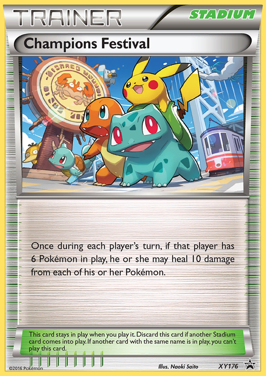 Champions Festival Pokémon Card XY176/211 from XY Black Star Promos
