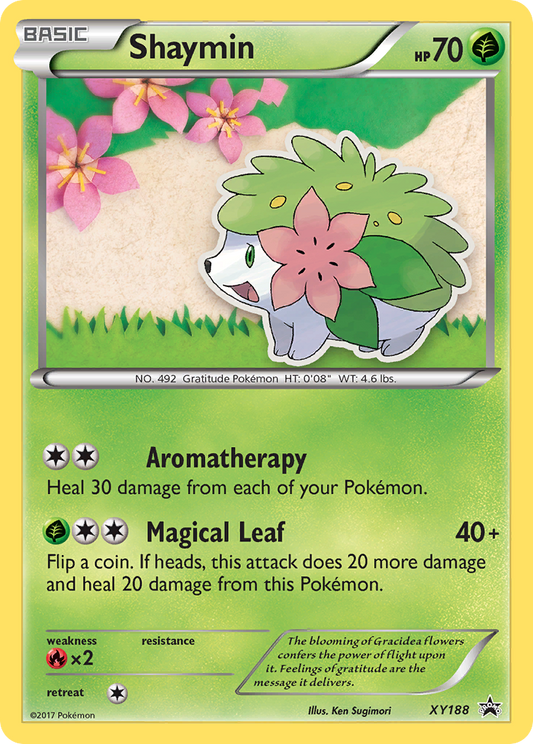 Shaymin Pokémon Card XY188/211 from XY Black Star Promos