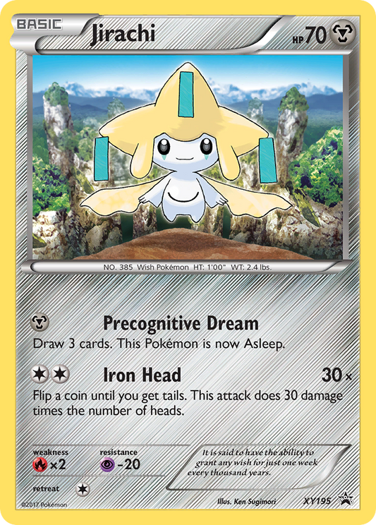 Jirachi Pokémon Card XY195/211 from XY Black Star Promos
