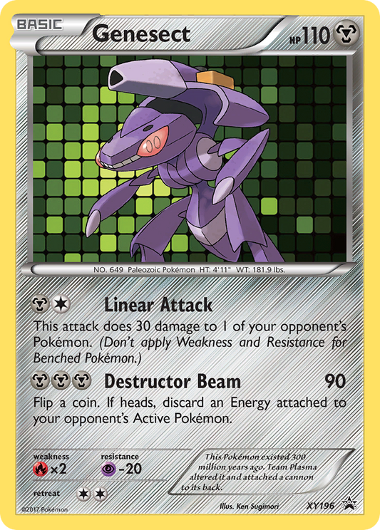 Genesect Pokémon Card XY196/211 from XY Black Star Promos