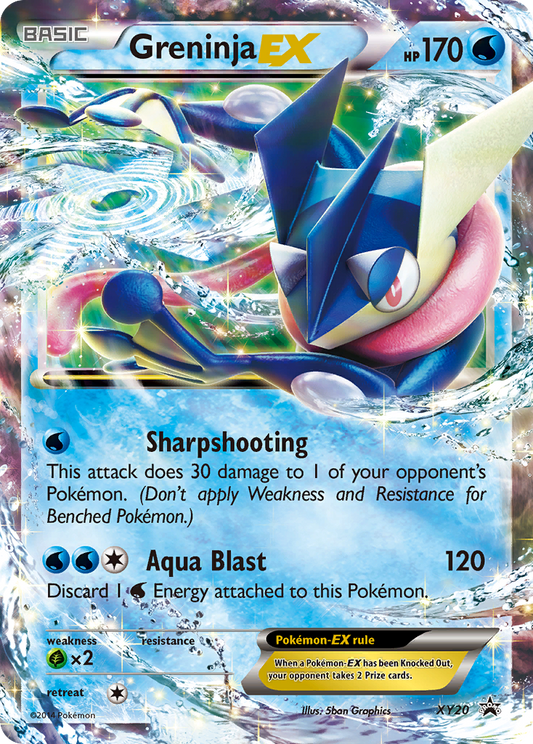 Greninja-EX Pokémon Card XY20/211 from XY Black Star Promos