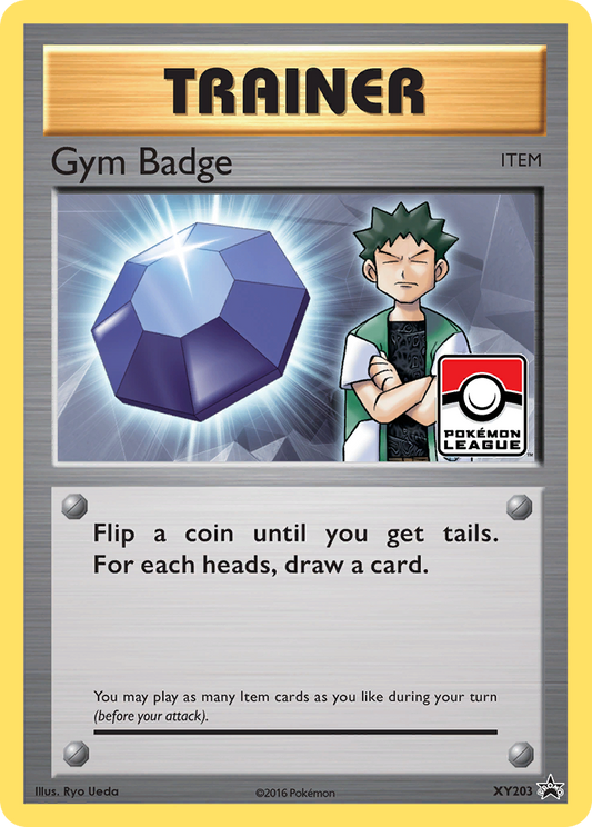 Gym Badge Pokémon Card XY203/211 from XY Black Star Promos
