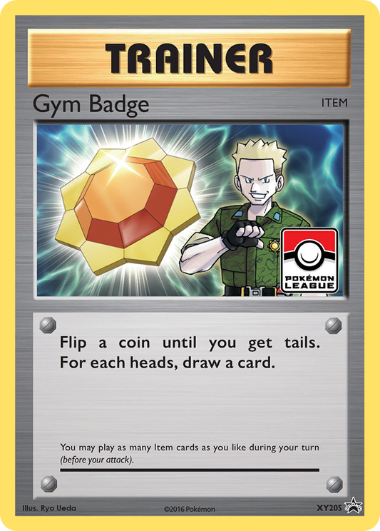 Gym Badge Pokémon Card XY205/211 from XY Black Star Promos