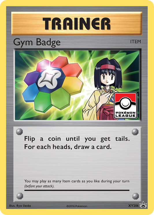 Gym Badge Pokémon Card XY206/211 from XY Black Star Promos