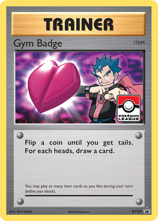 Gym Badge Pokémon Card XY207/211 from XY Black Star Promos