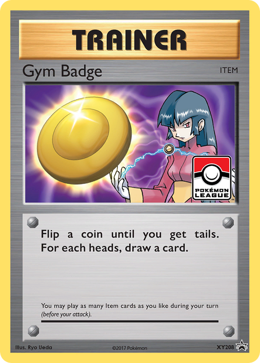 Gym Badge Pokémon Card XY208/211 from XY Black Star Promos
