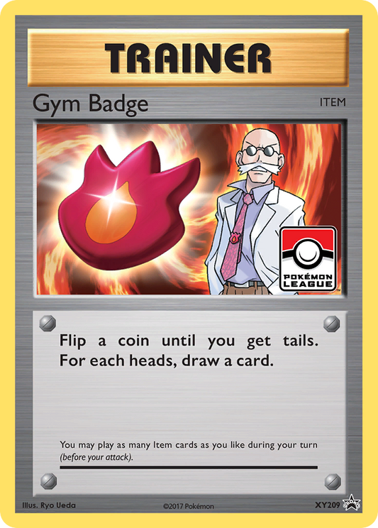 Gym Badge Pokémon Card XY209/211 from XY Black Star Promos