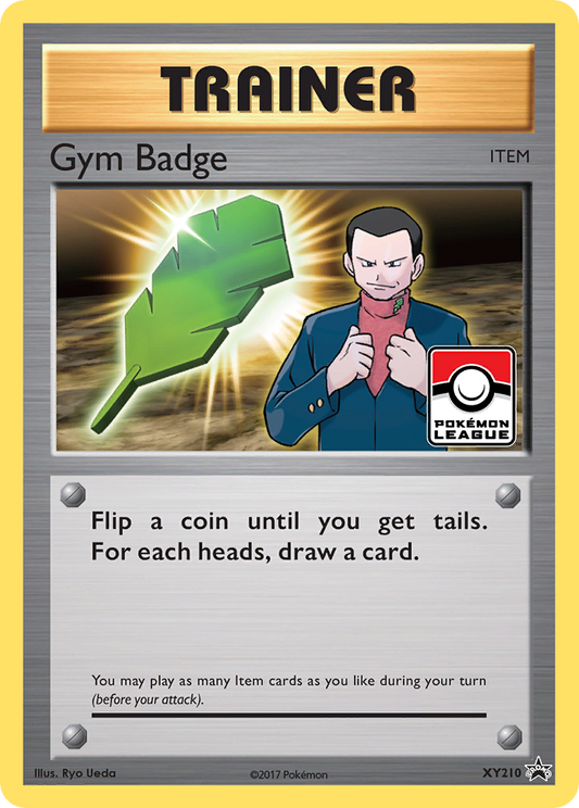 Gym Badge Pokémon Card XY210/211 from XY Black Star Promos