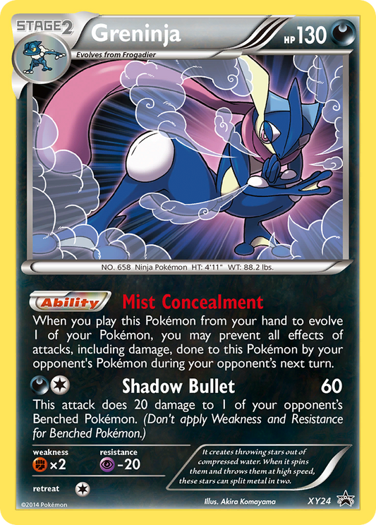 Greninja Pokémon Card XY24/211 from XY Black Star Promos