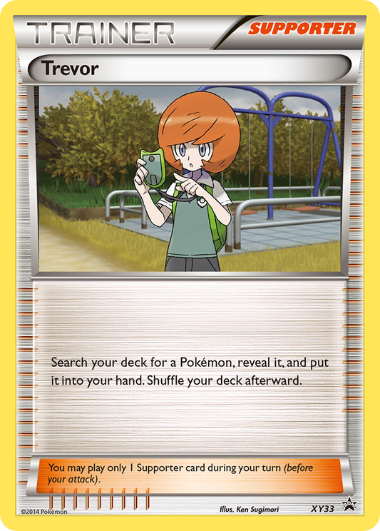 Trevor Pokémon Card XY33/211 from XY Black Star Promos