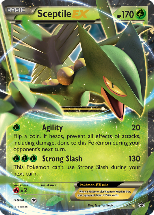Sceptile-EX Pokémon Card XY53/211 from XY Black Star Promos