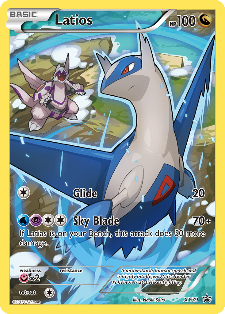 Latios Pokémon Card XY79/211 from XY Black Star Promos