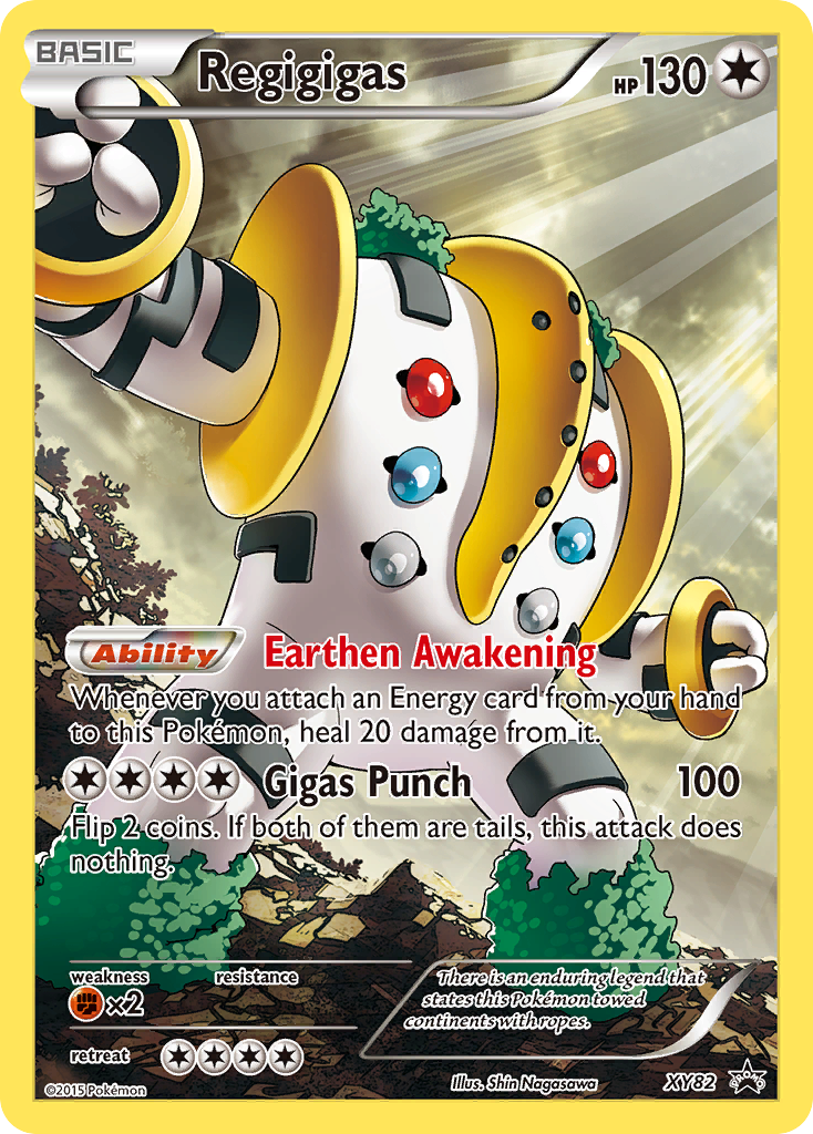 Regigigas Pokémon Card XY82/211 from XY Black Star Promos