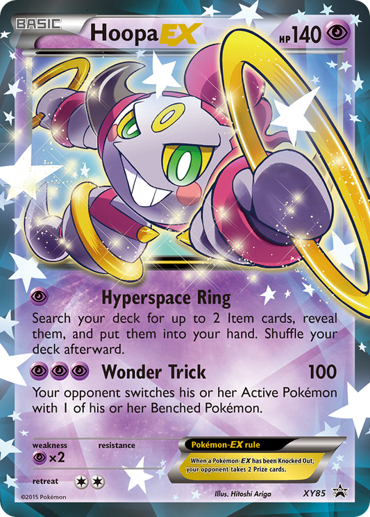 Hoopa-EX Pokémon Card XY85/211 from XY Black Star Promos