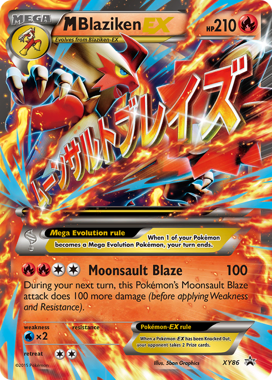 M Blaziken-EX Pokémon Card XY86/211 from XY Black Star Promos