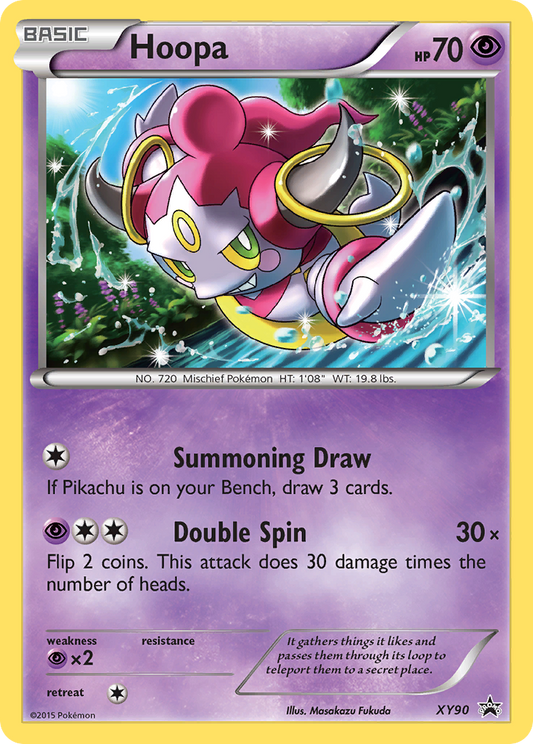 Hoopa Pokémon Card XY90/211 from XY Black Star Promos