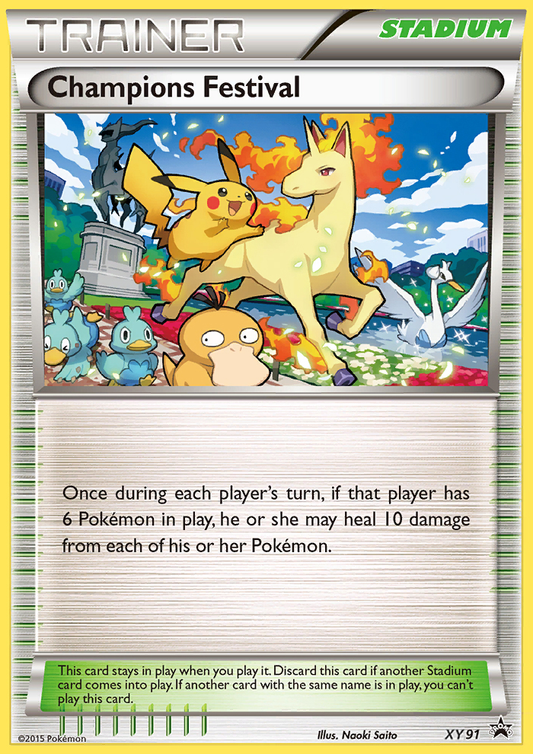 Champions Festival Pokémon Card XY91/211 from XY Black Star Promos